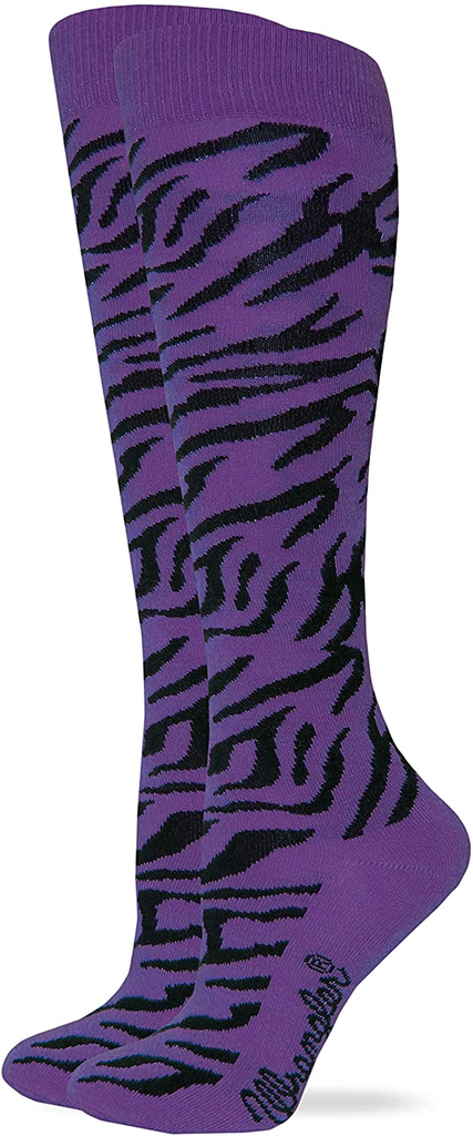 Wrangler Ladies Zebra Boot Sock 1 Pair, W 7.5-9.5 / M 6-8