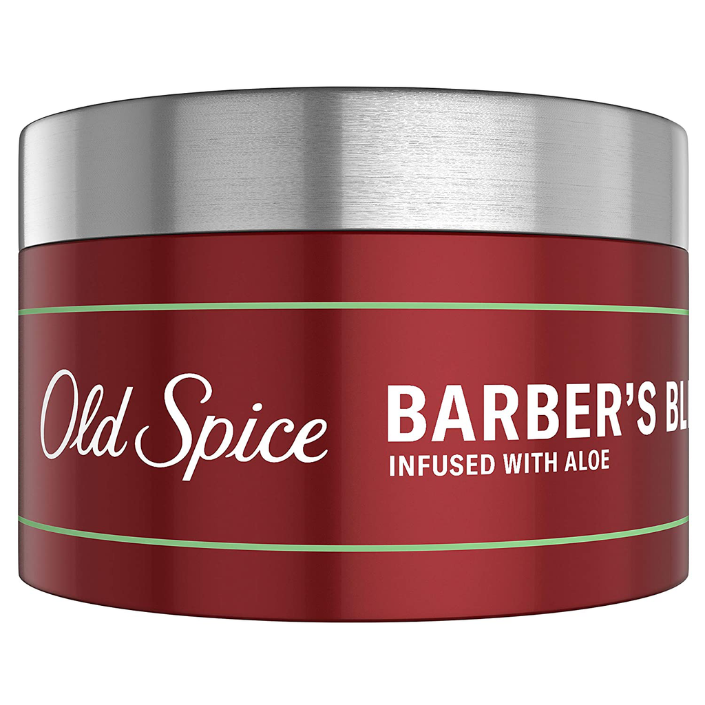 Old Spice Hair Styling Paste for Men, Medium-High Hold/Low Shine, Barber's Blend Infused with Aloe, 3 Ounce