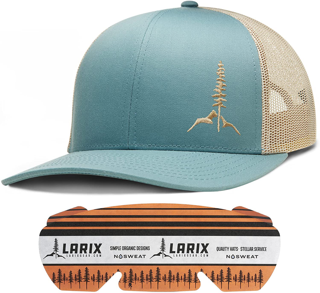 Trucker Hat, Tamarack Mountain, No-Sweat Hat Liner Included