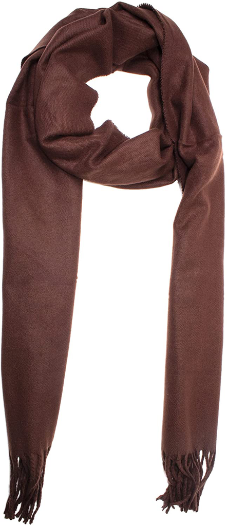 Dan Merchandise Soft Plain Solid Colors Cashmere Feel Luxurious Women Men Girl Boy Winter Gift Warm & Cozy Shawl.