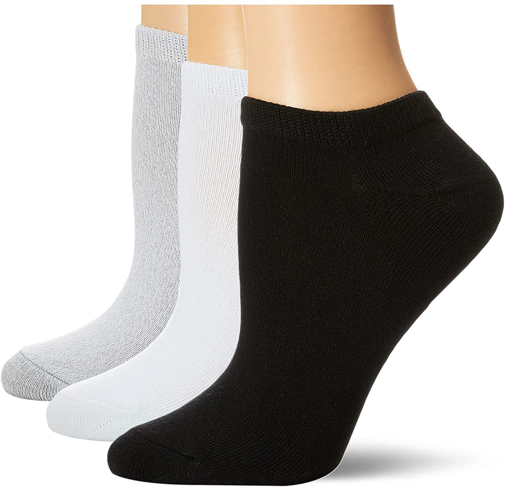 HUE Women's Supersoft No Show Liner Socks 6 Pair Pack