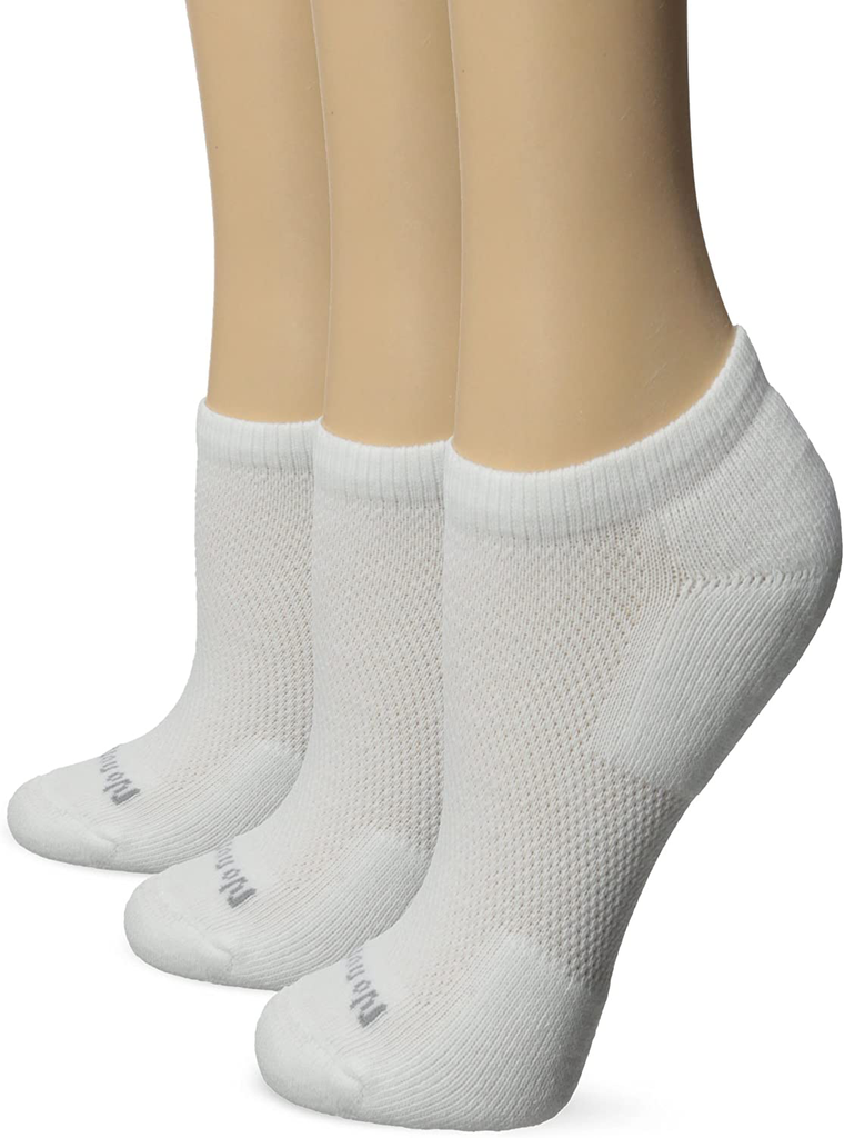 No Nonsense Women's Mesh No Show Liner Socks, Cushioned