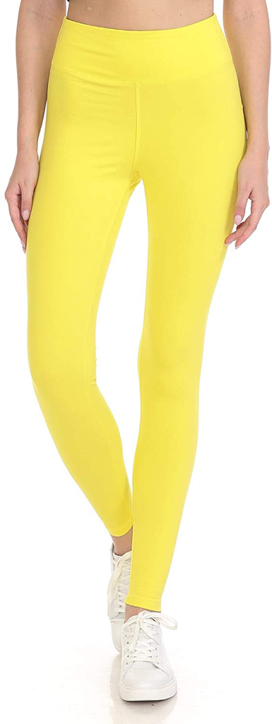 Leggings Depot Yoga Waist REG/Plus Women's Buttery Soft Fashion Leggings