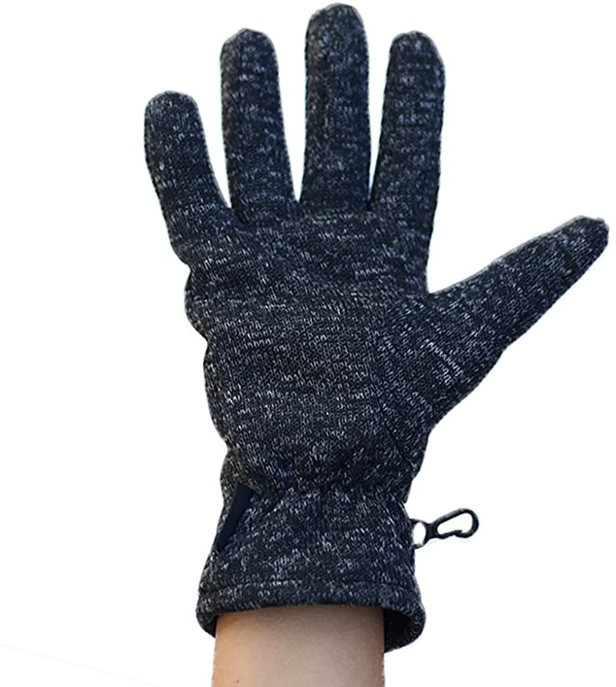Mountain Made Cold Weather Knit Gloves For Winter Outdoors Men and Women