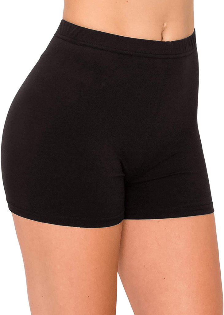 ALWAYS Women Workout Yoga Shorts - Premium Buttery Soft Solid Stretch Cheerleader Running Dance Volleyball Short Pants