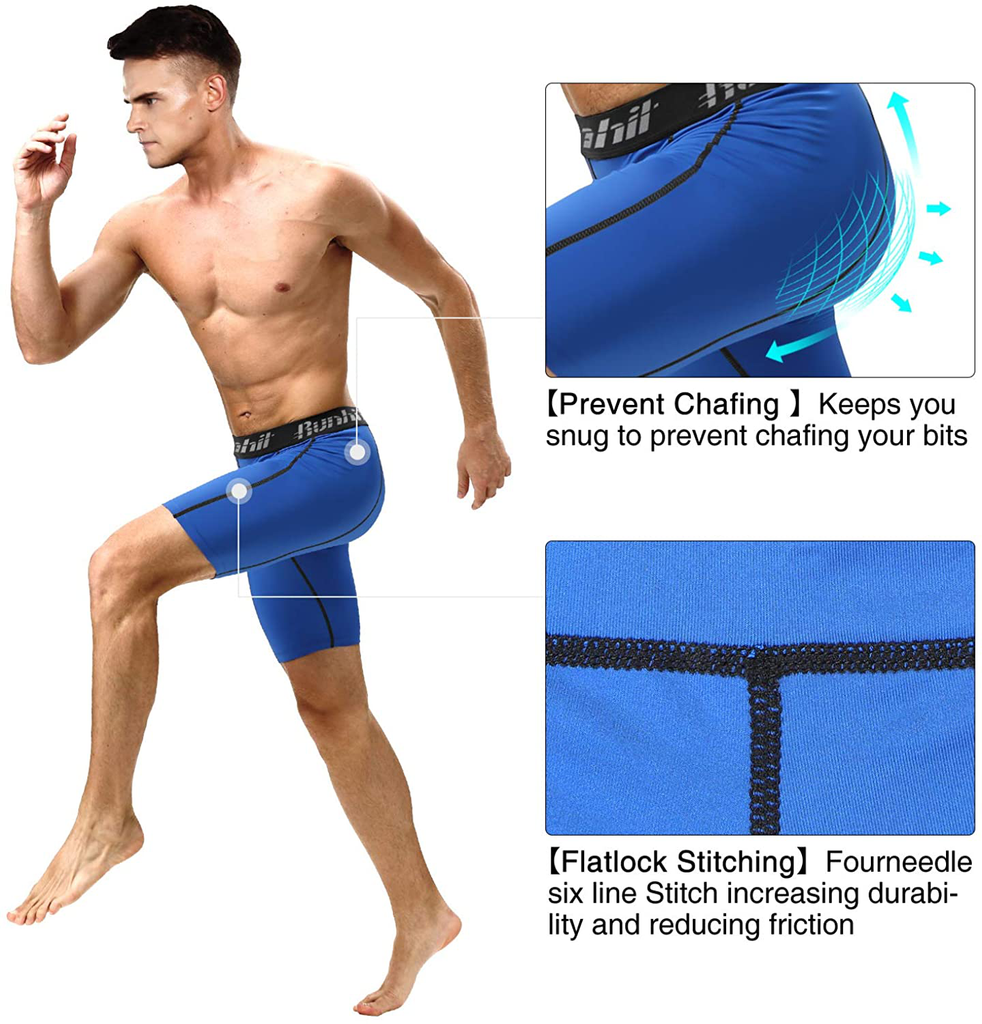 Runhit Compression Shorts for Men,Mens Underwear Spandex Shorts Workout Running