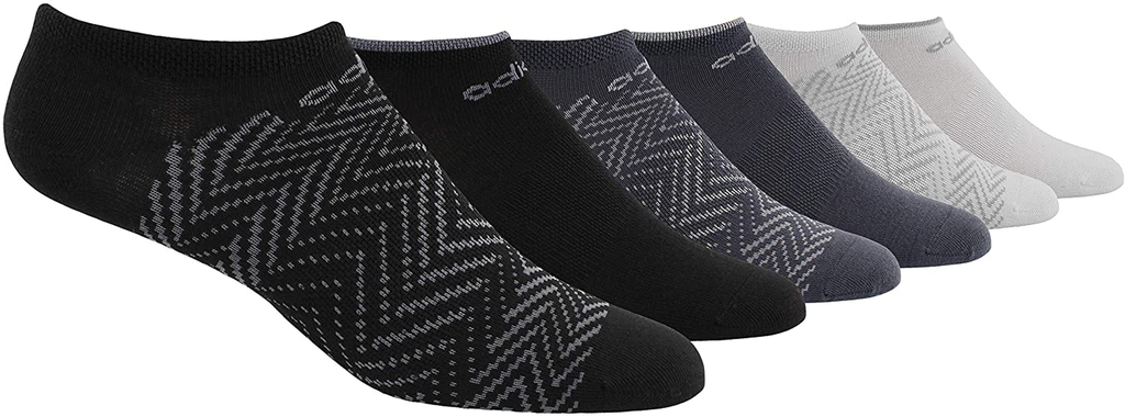 adidas womens Superlite No Show Socks (6-pair)