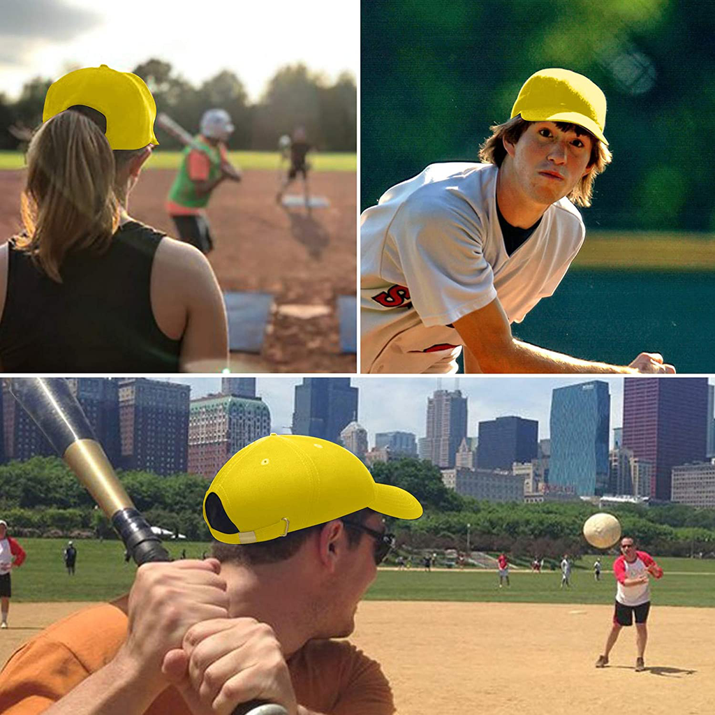 Tinya Baseball Cap Men Women: Plain Sports Solid Adjustable Ladies Ball Hats