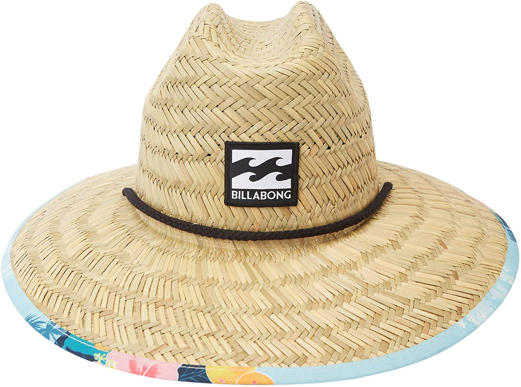 Billabong Men's Classic Printed Straw Lifeguard Hat