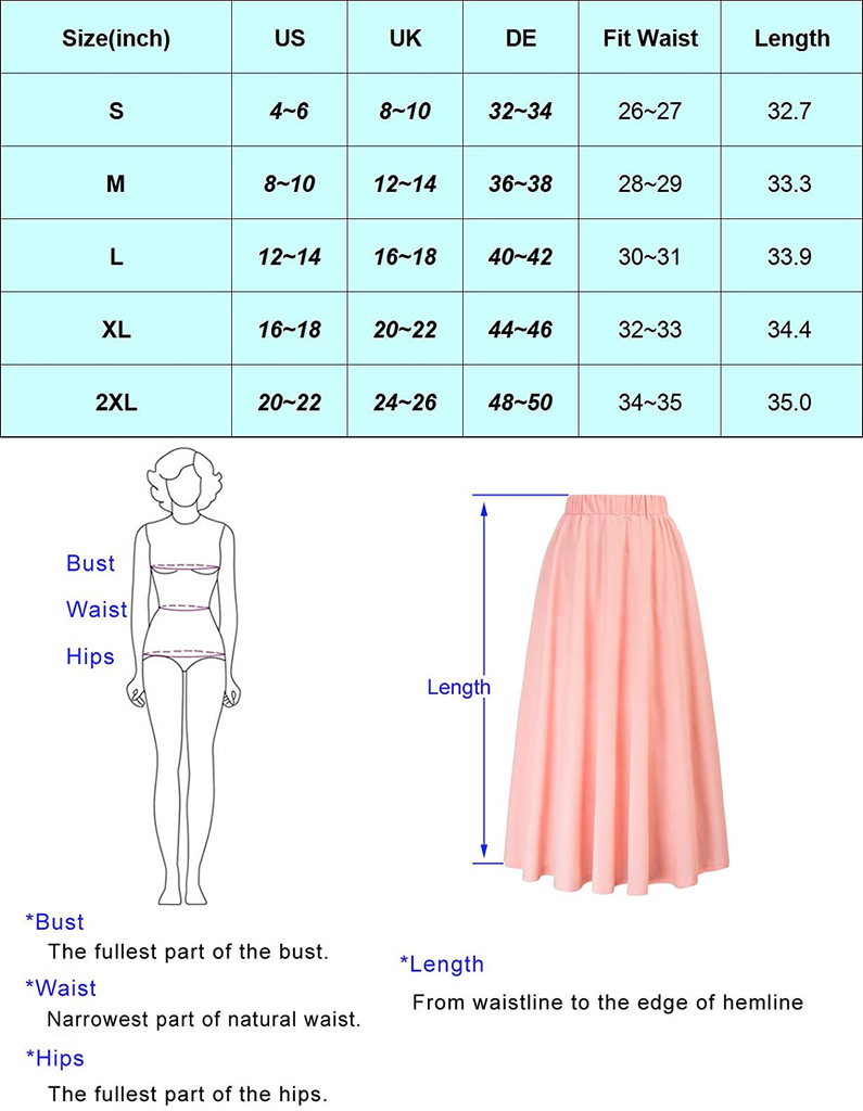 Kate Kasin Women's A-Line Vintage Skirt Grid Pattern Plaid KK633/ KK495