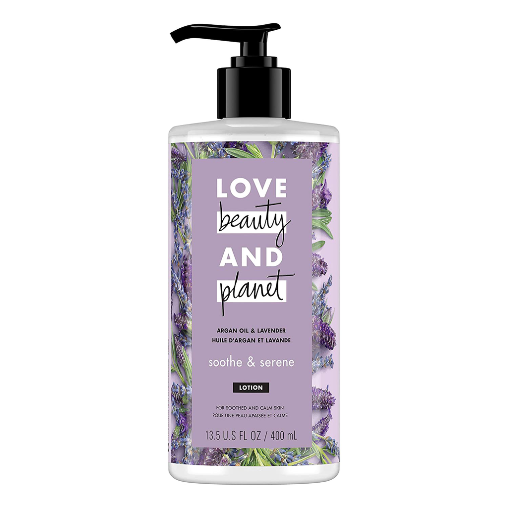 Love Beauty & Planet Body Lotion Argan Oil and Lavender 13.5 Oz
