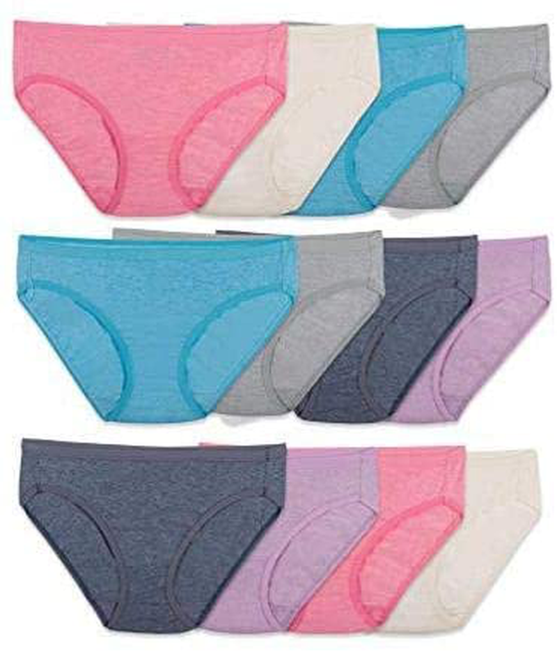 Fruit of the Loom Women's Underwear Microfiber Panties, Regular