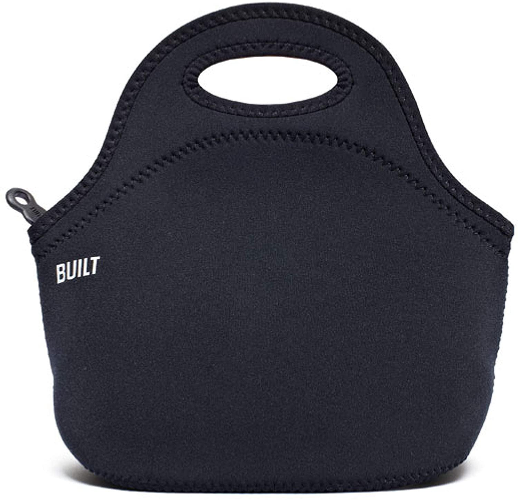 BUILT Gourmet Getaway Soft Neoprene Lunch Tote Bag - Lightweight, Insulated and Reusable Geometric 5252301