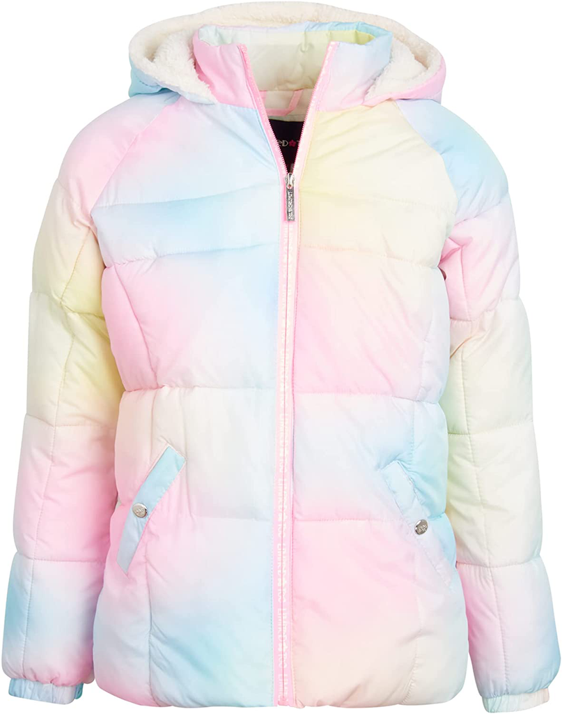 Limited Too Girls' Winter Coat – Fleece Lined Bubble Puffer Windbreaker Parka Jacket (4-16)