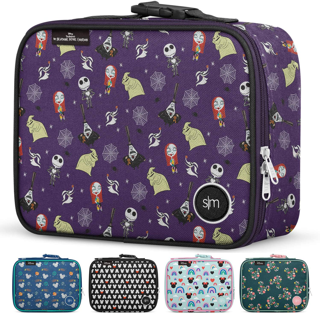 Simple Modern Kids Lunch Box-Insulated Reusable Meal Container Bag for Girls, Boys, Women, Men, Small Hadley, Disney: Nightmare Before Christmas