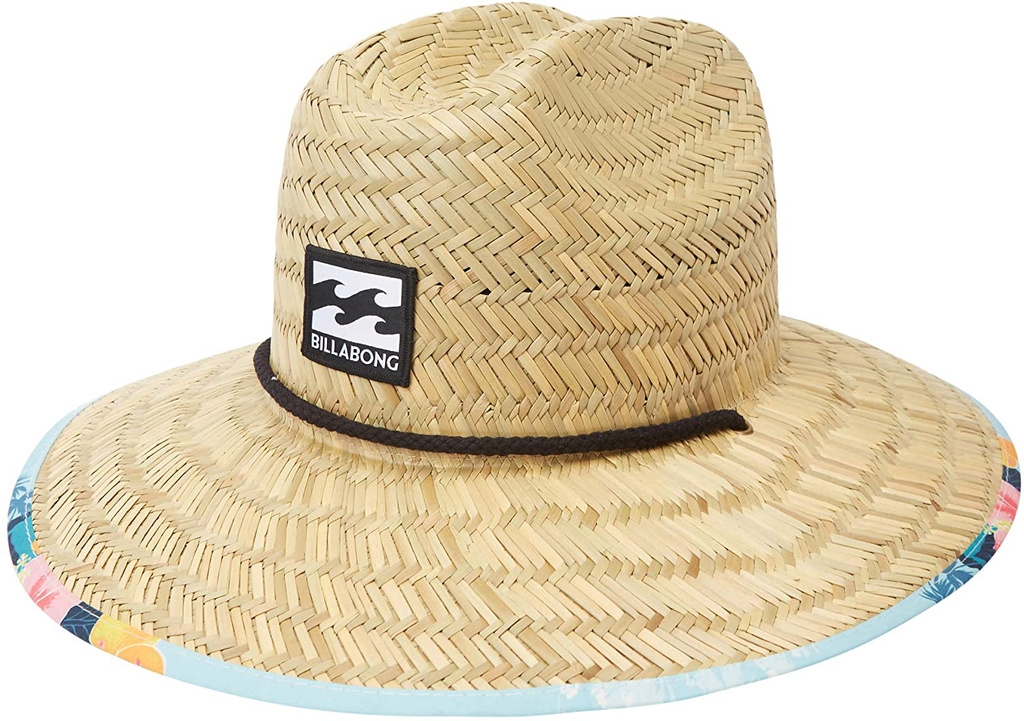 Billabong Men's Classic Printed Straw Lifeguard Hat