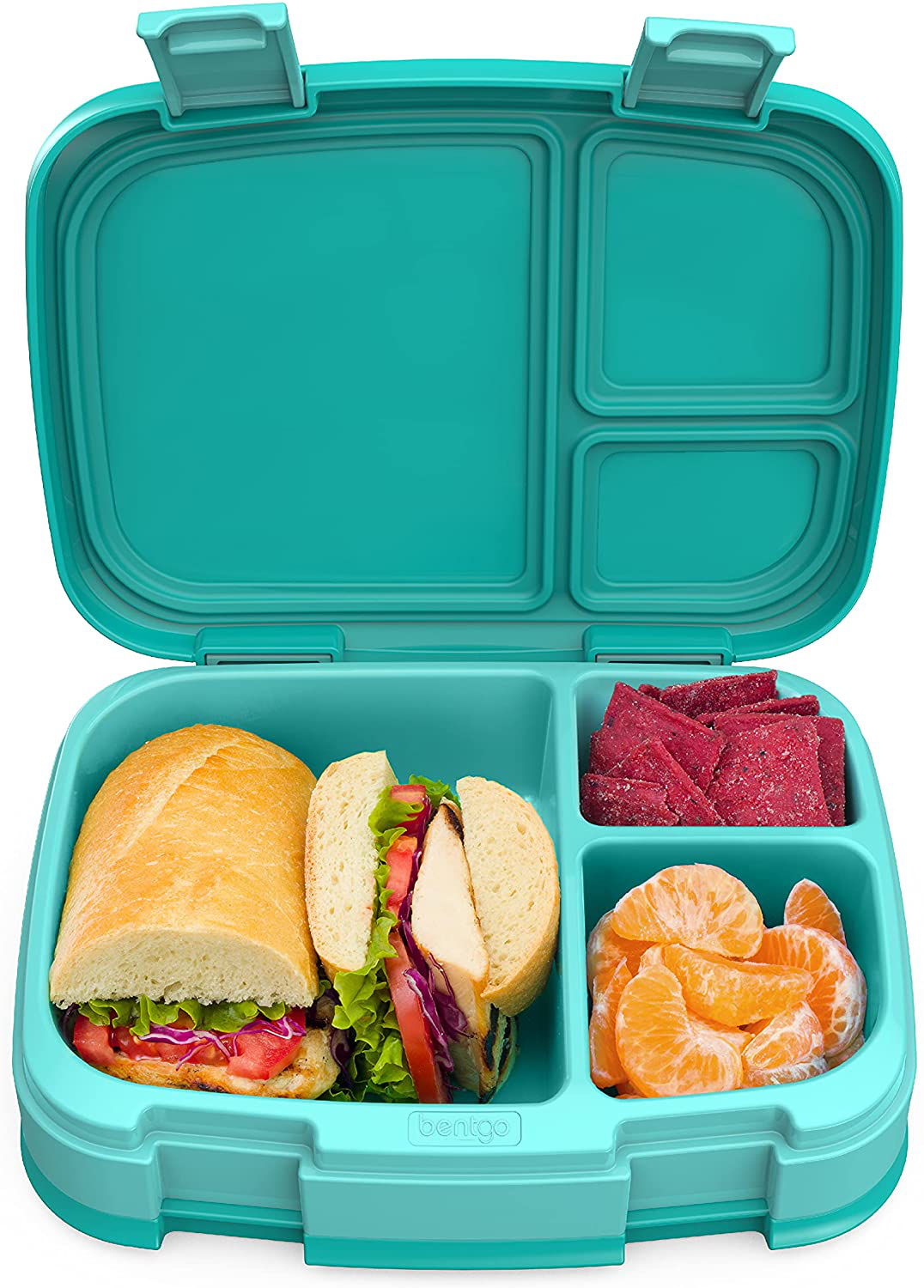 BENTGO 2-Pack of Fresh Leak-Proof Versatile 4-Compartment Bento-Style Lunch  Box - Red