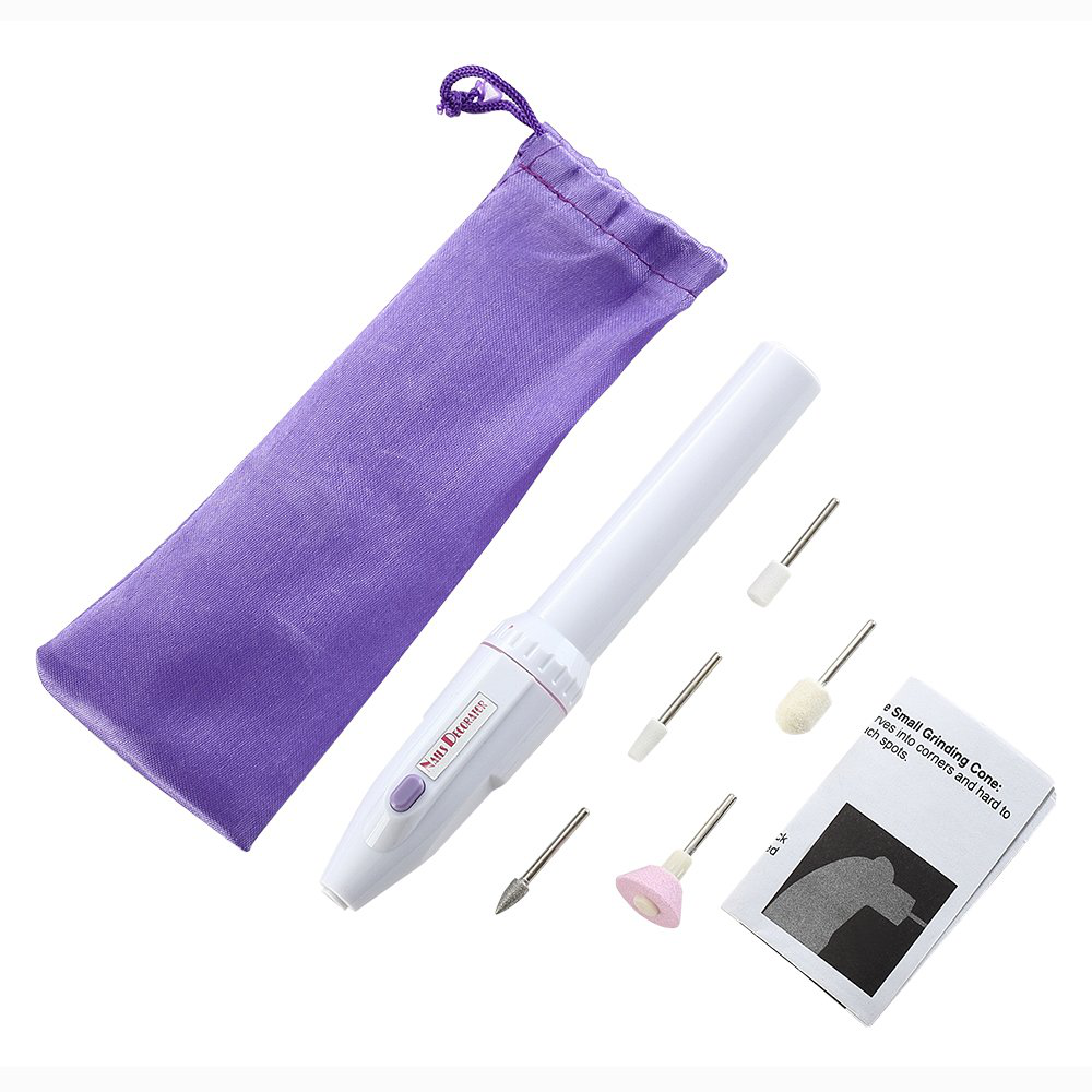 Electric Manicure Set, YWQ 5-In-1 Electric Manicure Nail Drill File Grinder Grooming Kit Includes Callus Remover Set, Nail Buffer Polisher, Personal Manicure and Pedicure Kit