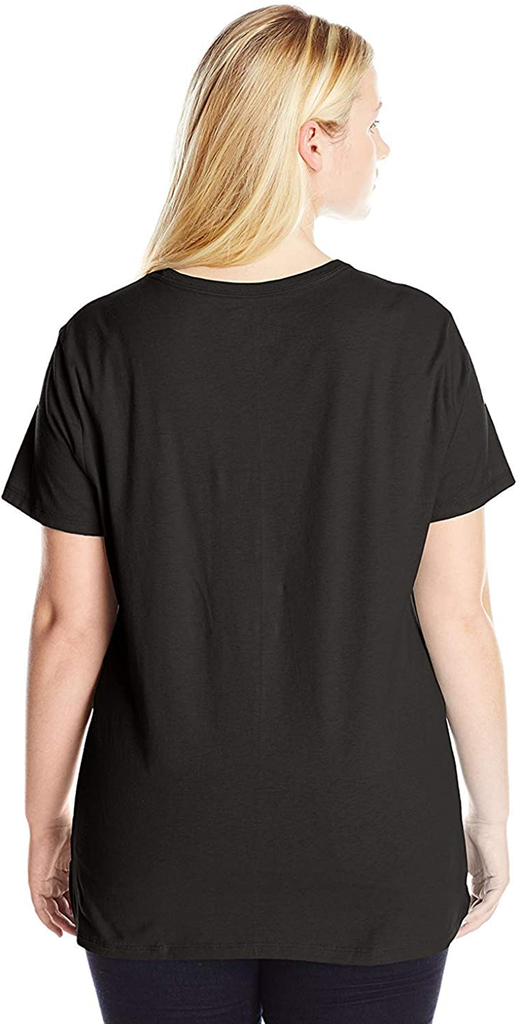 JUST MY SIZE Women's Plus-Size Short Sleeve Crew Neck Tee