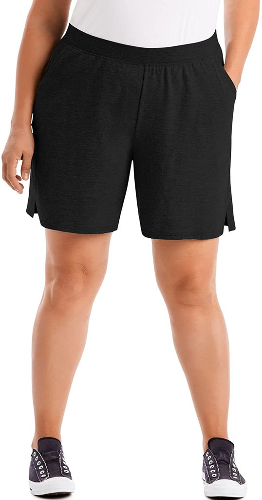 Just My Size Women's Plus Cotton Jersey Pull-On Shorts