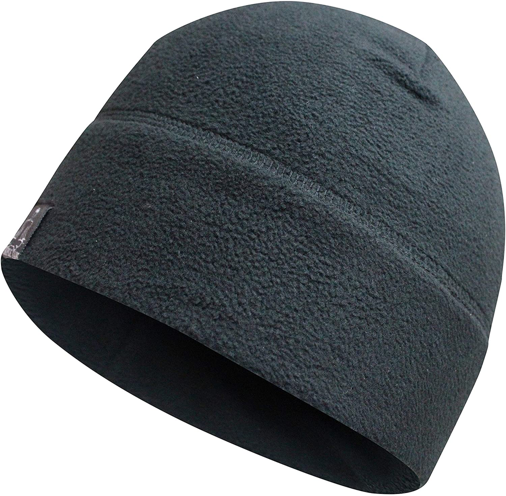 Temple Tape Tactical Fleece Watch Cap Beanie – Skull Cap Fleece Hat - Mens & Women