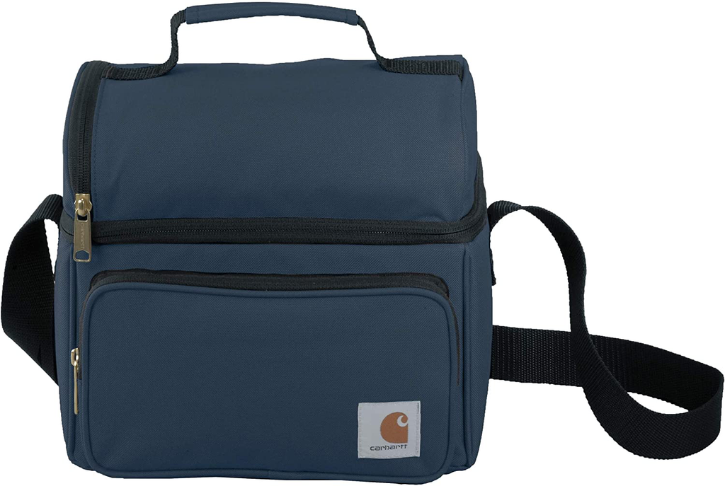 Carhartt Deluxe Dual Compartment Insulated Lunch Cooler Bag, Grey