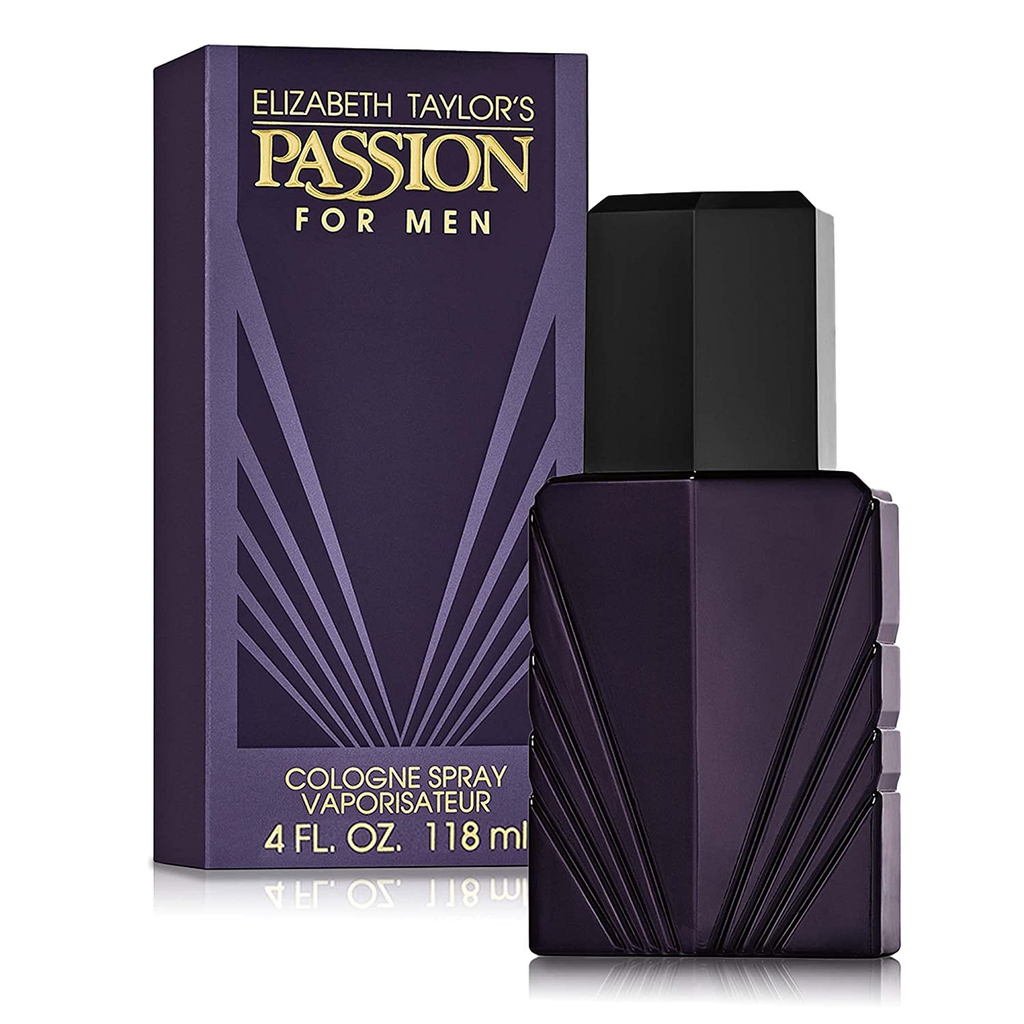 Men's Cologne Fragrance Spray by Elizabeth Taylor, Passion, 4 Fl Oz