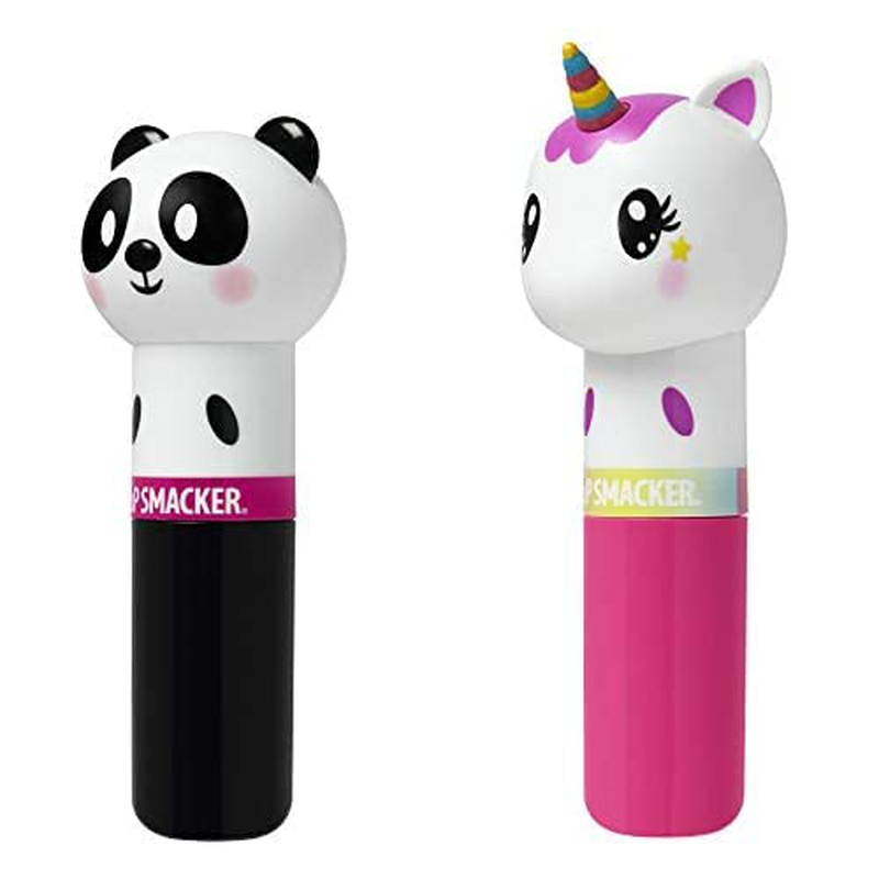 Lip Smacker Lip Balm Panda Cuddly Cream Puff 0.14 Ounce with Unicorn Magic, 0.14 Ounce