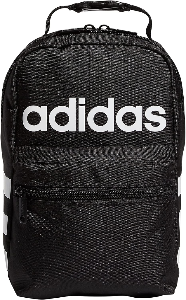 adidas Santiago 2 Insulated Lunch Bag, Black/White, One Size