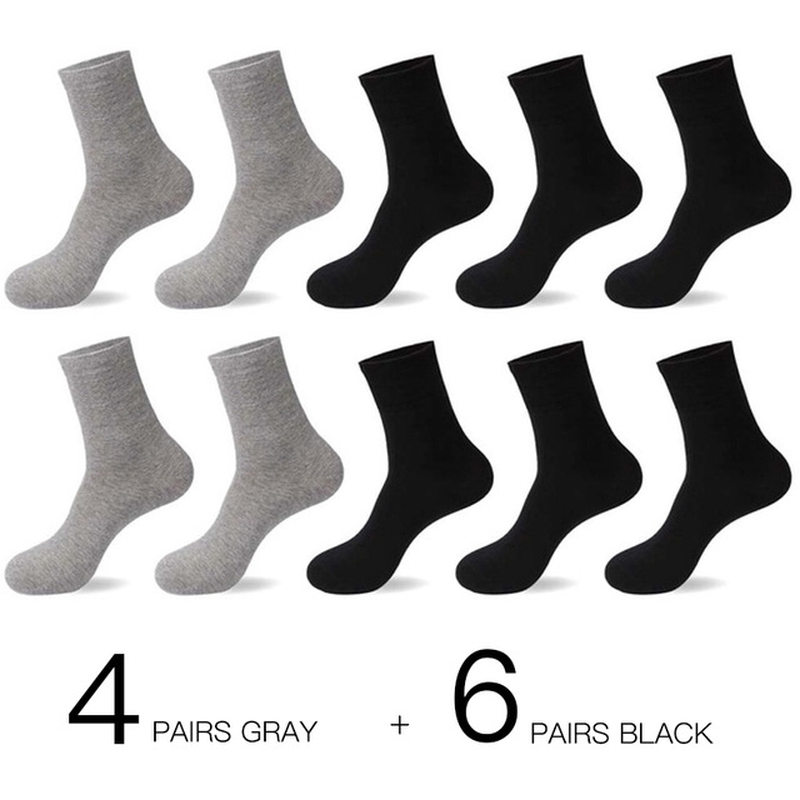 10 Pair Pack Men's Cotton Socks