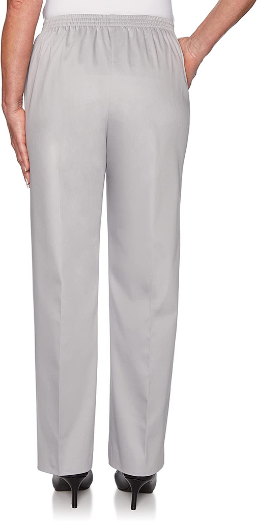 Alfred Dunner Women's Sateen Short Length Pant