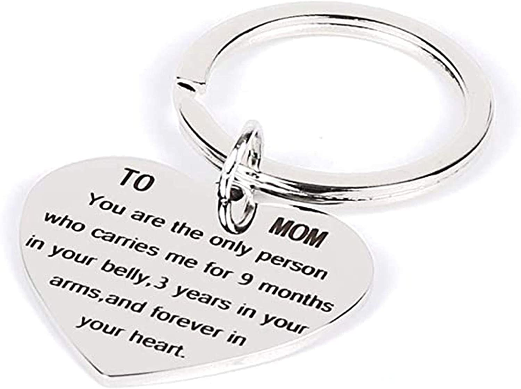 Gifts for Mom Women You Are the Only Person Heart Pendant Necklace Mother Gifts Charm Necklace Gifts for Mom from Son Daugter Mother's Day Gifts Birthday Christmas Gifts for Mother