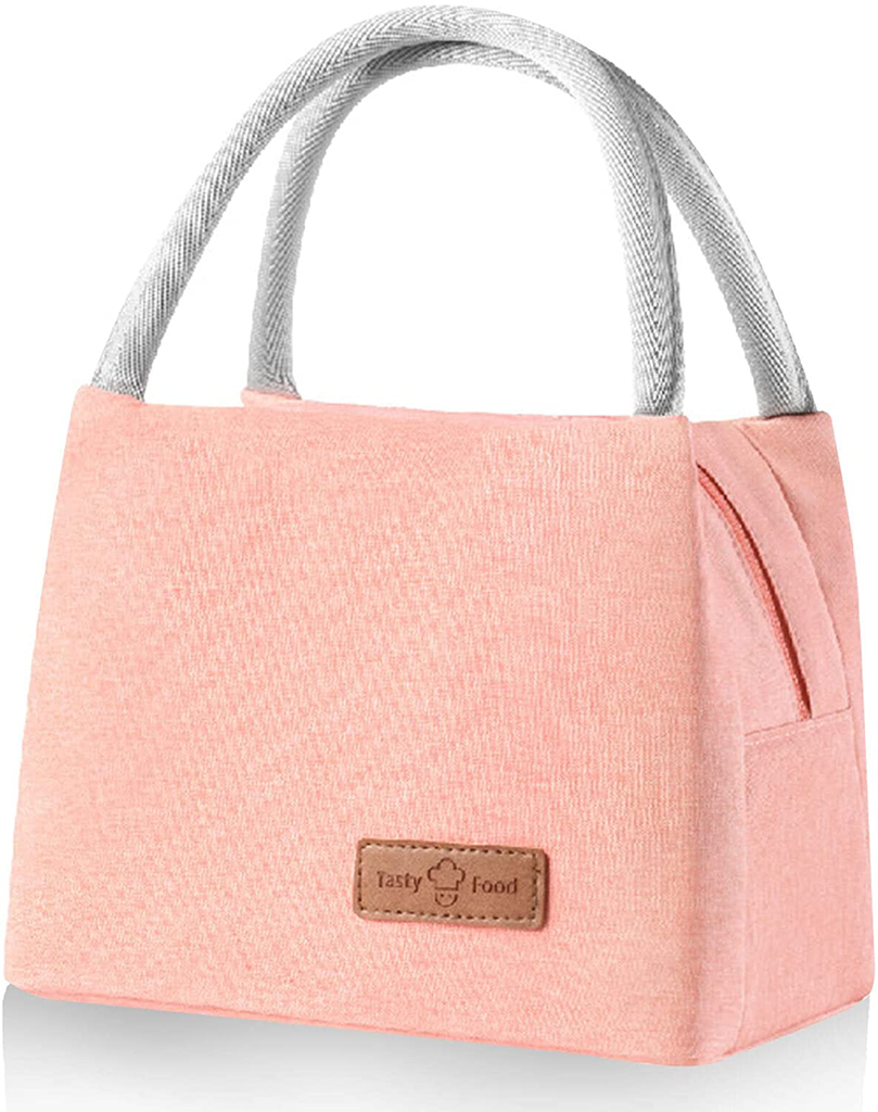 XIUKIBU Reusable Insulated Lunch Bag for Women & Men Large Lunch Box Tote Bag Beach Travel Cooler Bag
