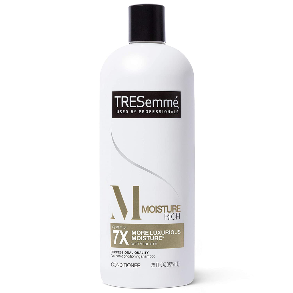 Tresemmé Conditioner for Dry Hair Moisture Rich Professional Quality Salon-Healthy Look and Shine Formulated with Vitamin E and Biotin, 28 Oz