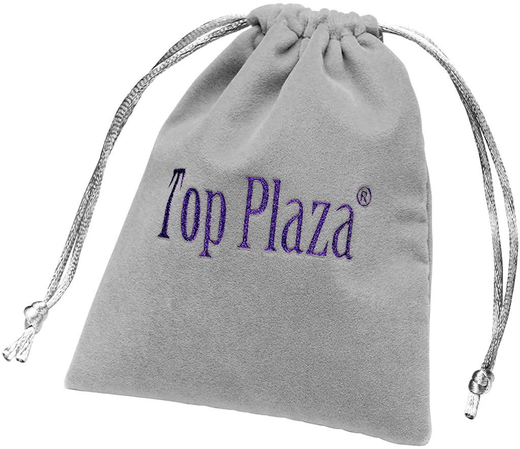 Top Plaza Fashion Women's Platinum Plated Mini Cat Glasses Analog Quartz Watch, PU Leather Strap Gold Tone