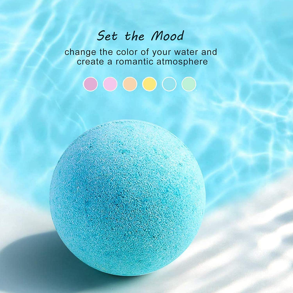 Bath Bombs Gifts for Women, Coquimbo 6Pcs Bubble Bathbombs with Natural Essential Oils Moisturize Skin, Handmade Lush Bath Bombs Perfect Birthday Mothers Day Gifts for Her/Him, Wife, Kids