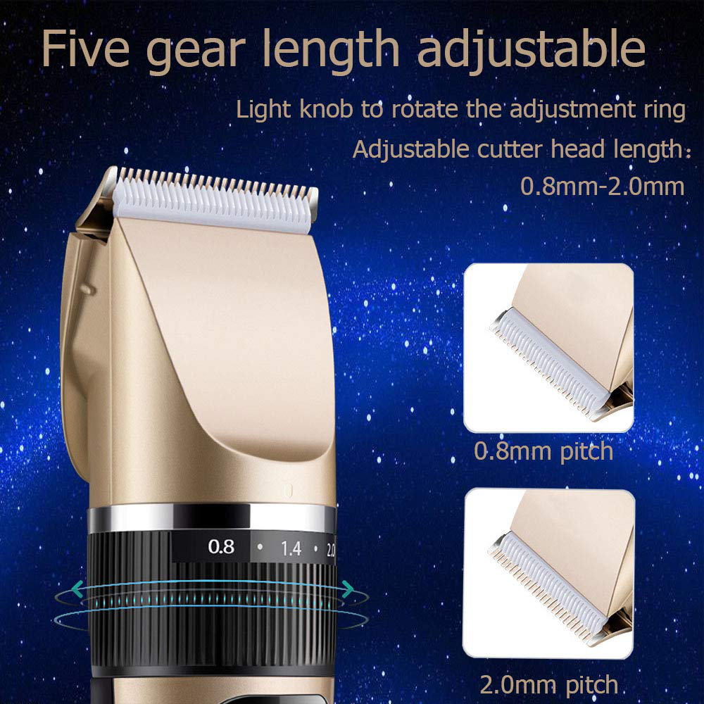 Electric clippers for men's hair clippers, wireless Electric clippers, grooming tools for men/children/baby/beard trimmers, rechargeable, LED display