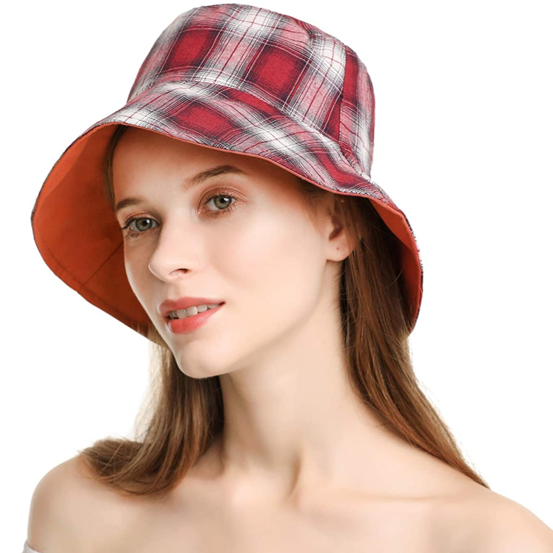 Women's Reversible Bucket Sun Hat 