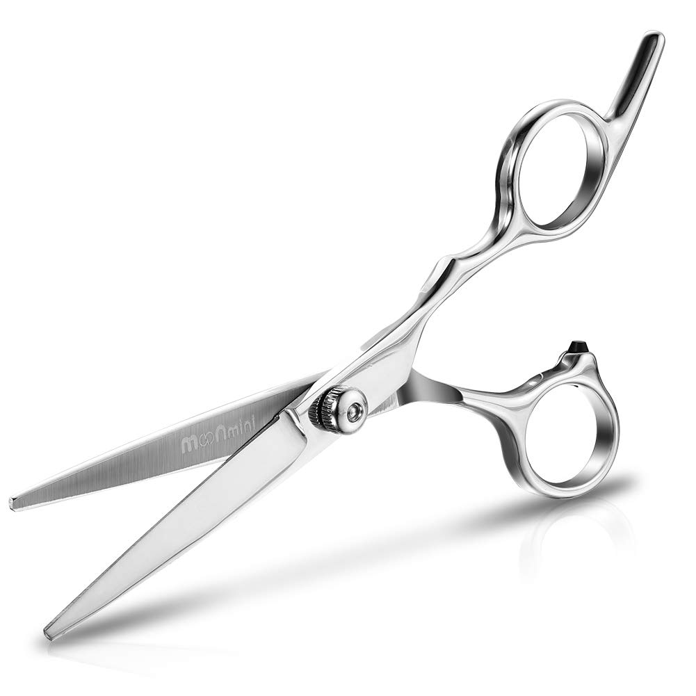 Hair Cutting Scissors Barber Scissors - Professional 6.5 Inches Stainless Steel Razor Edge Hair Shears for Women Men Salon Home