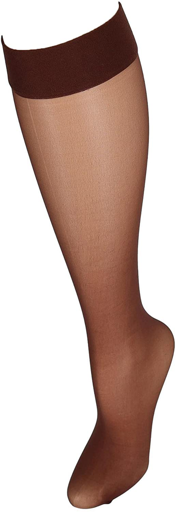 Hanes Silk Reflections Women's Knee High With No Slip Band
