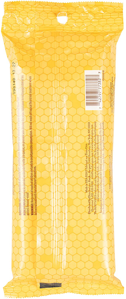 Burt's Bees for Cats Dander Reducing Wipes - Kitten and Cat Wipes for Grooming - Burts Bees Cat Dander Wipes, Cat Grooming Wipes, Pet Wipes Cats, Cat Cleaning Wipes, Natural Cat Wipes, Cat Fur Wipes