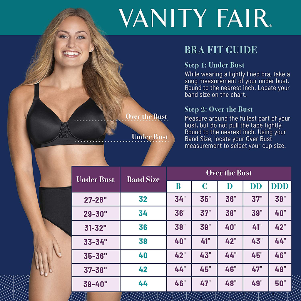 Vanity Fair Women's Full Figure Beauty Back Smoothing Bra