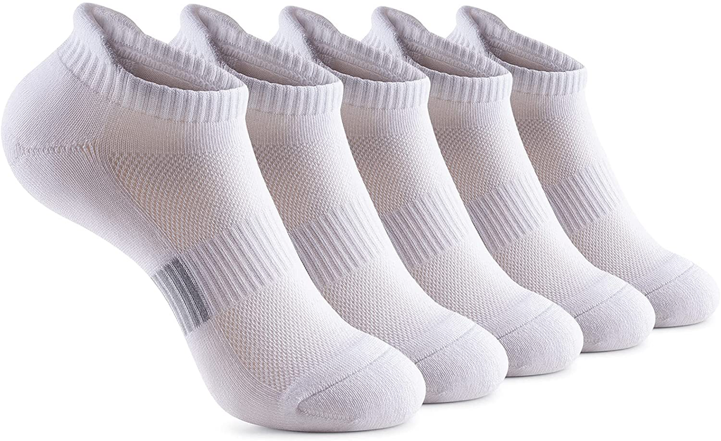 Gonii Ankle Socks Womens Running Athletic No Show Socks Cushioned 5-Pairs