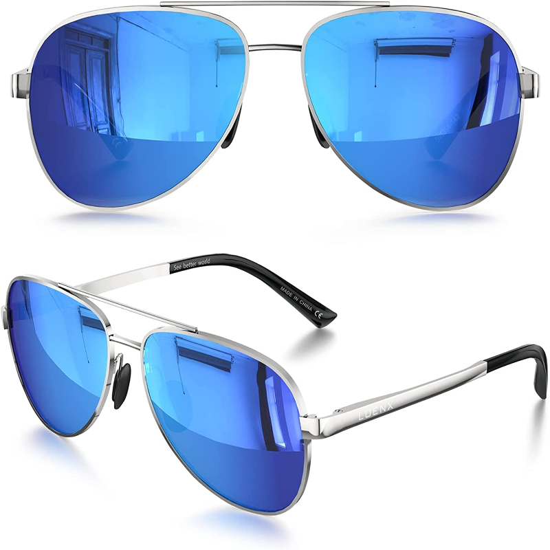 Unisex Aviator Sunglasses with UV400 Protection