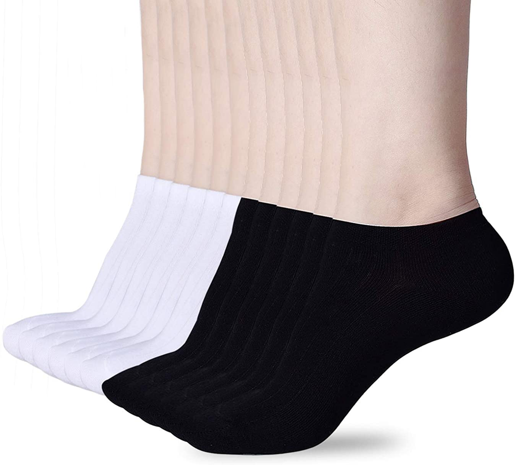 Women's Low Cut Socks,3-15 Pair Ankle No Show Athletic Short Cotton Socks by Sioncy