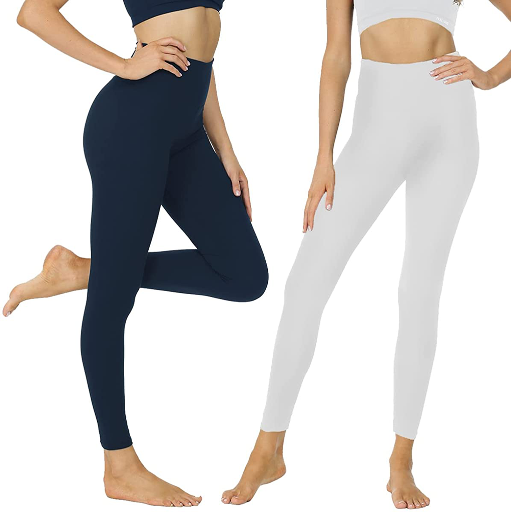 SYRINX High Waisted Leggings for Women - Buttery Soft Tummy Control Yoga Pants for Workout Running