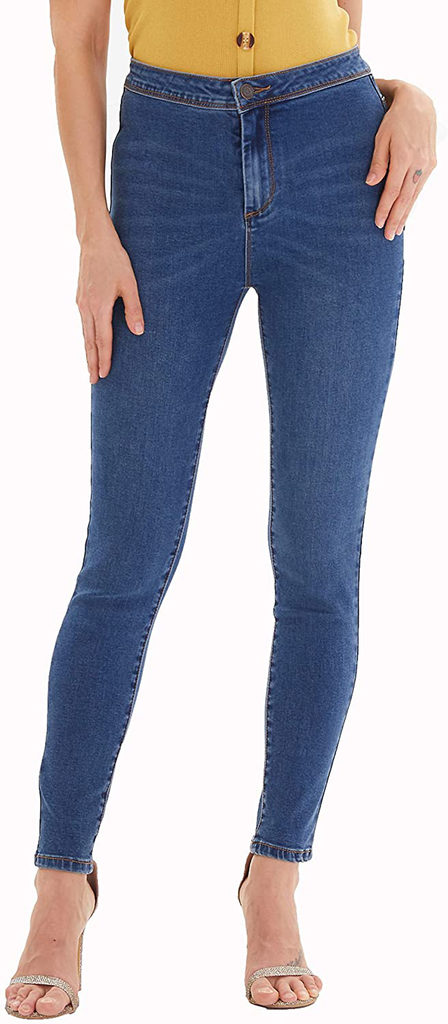 Nicasia Women's High Waist Stretch Skinny Jeans Classic Legging Jeans