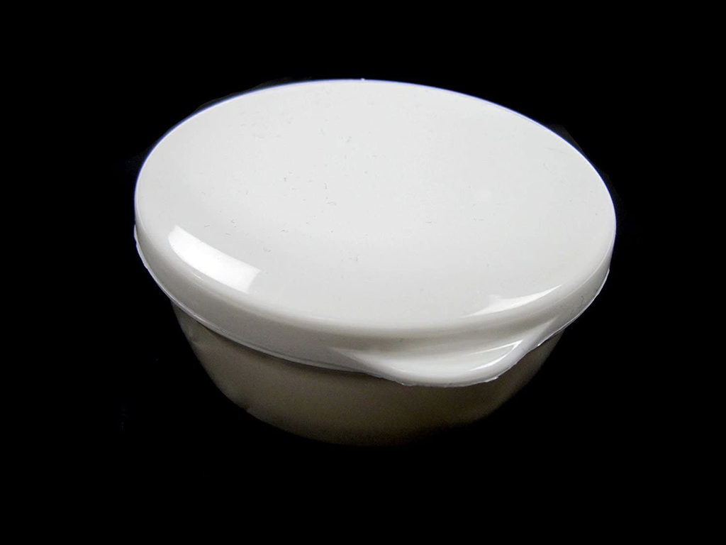 Portable Round Soap Case Airtight Container Soap Tray Traveling Accessory White