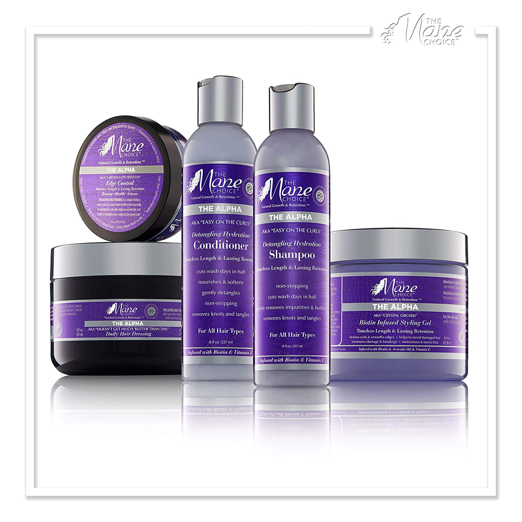 THE MANE CHOICE - Laid Back Effortlessly Hair Growth Stimulating Edge Control (2 Ounces / 60 Milliliters)