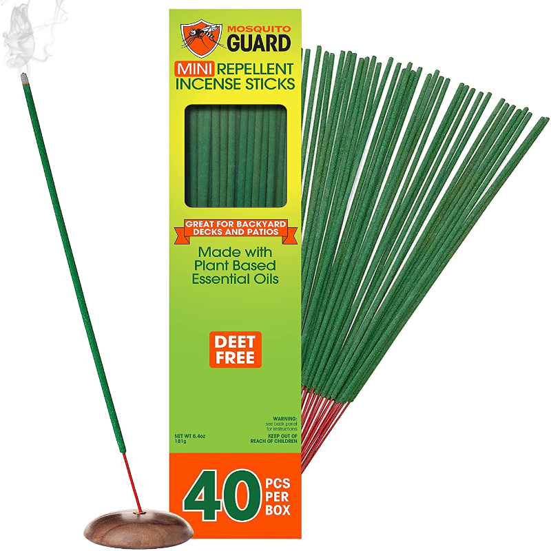 40Pcs Mosquito Repellent Sticks – Mosquito Incense Sticks – No Deet Plant-Based Mosquito Repellent